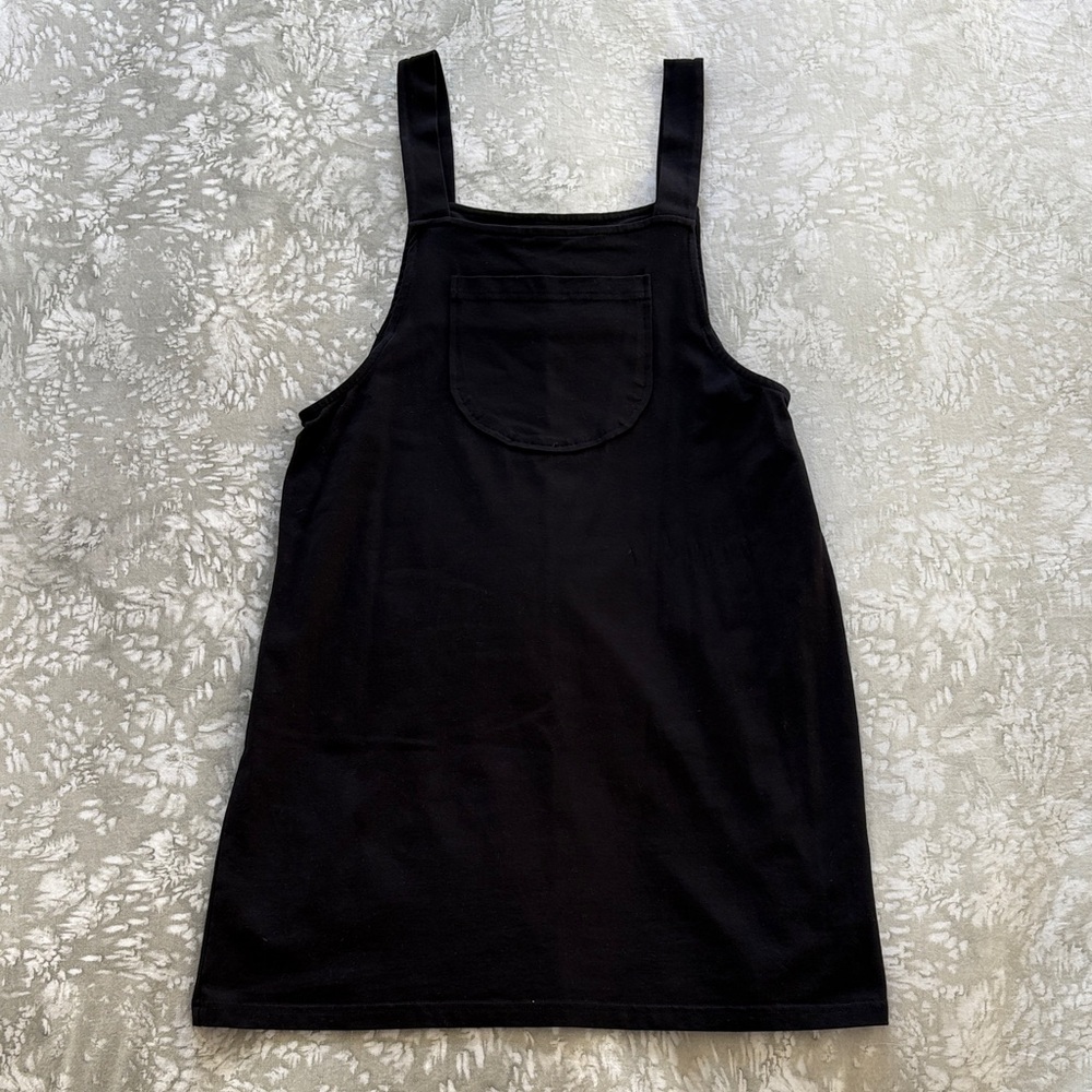 ASOS Black Pinafore Dress